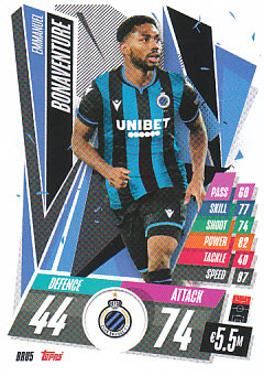 Emmanuel Bonaventure Club Brugge 2020/21 Topps Match Attax CL #BRU05